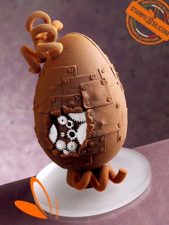 Mechanical Chocolate Easter Egg LINEAGUSCIO Mold