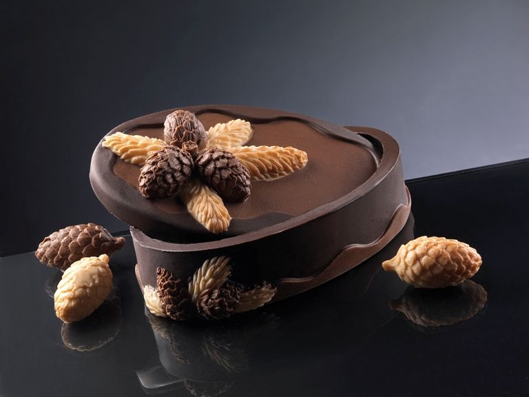 Oval Box Christmas chocolate mold