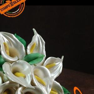 Calla flower-shaped 3D silicone mold