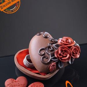 Heart case with Roses Mold