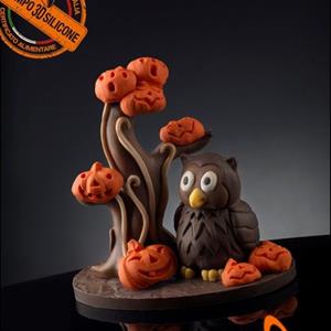Owl mold Dotto - owl chocolate mold