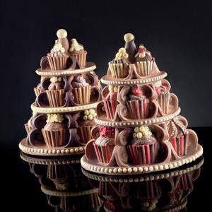 Cupcakes Chocolate Easter Bell LINEAGUSCIO Mold