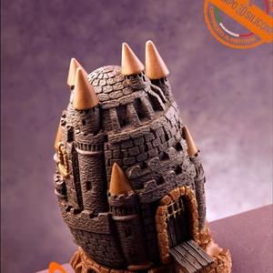 Castle Chocolate Easter Egg LINEAGUSCIO Mold