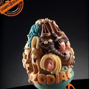Zodiac Chocolate Easter Egg LINEAGUSCIO Mold