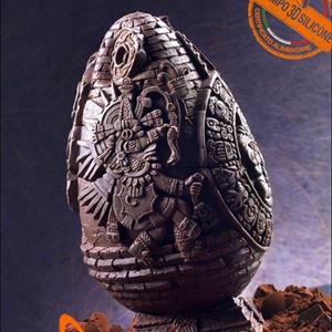 Maya Big Chocolate Easter Egg LINEAGUSCIO Mold