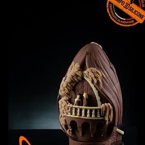 The Princess Ball Large Chocolate Easter Egg LINEAGUSCIO Mold