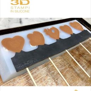 Hearts Love cake pops decoStick mold