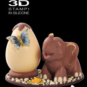 Elephant Felice Chocolate Mold