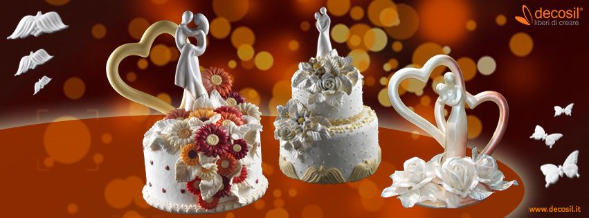 Stampi per decorazioni torte nuziali
