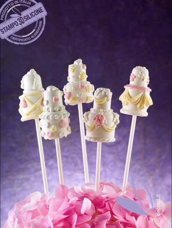 Wedding Cake cake pops mold