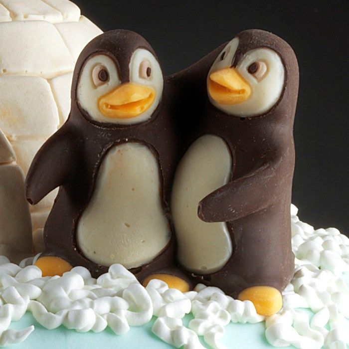 Penguins in pairs mold