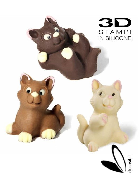 Funny Kittens - Cat chocolate molds