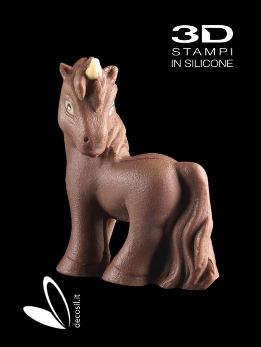 Small Unicorn chocolate mold