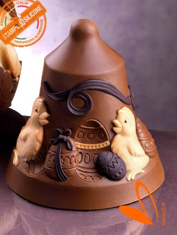 Chicks Chocolate Easter Bell LINEAGUSCIO Mold