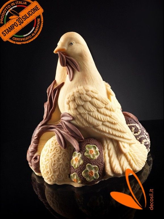 Doves Chocolate Easter Bell LINEAGUSCIO Mold