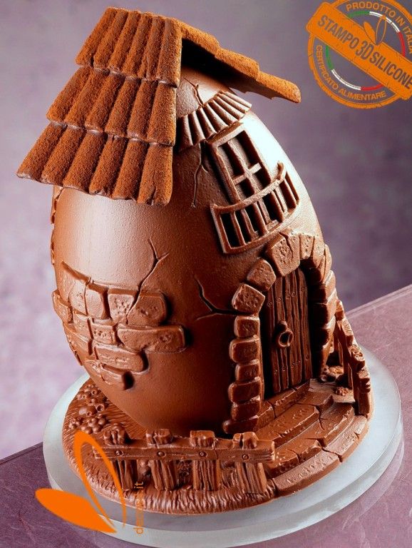 Farm Chocolate Easter Egg LINEAGUSCIO Mold