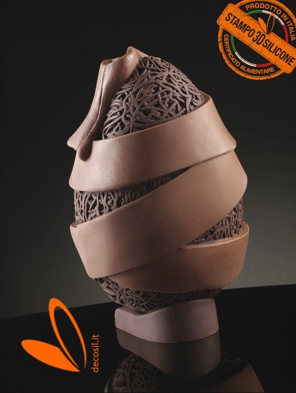 Ribbon Prince Chocolate Easter Egg LINEAGUSCIO Mold