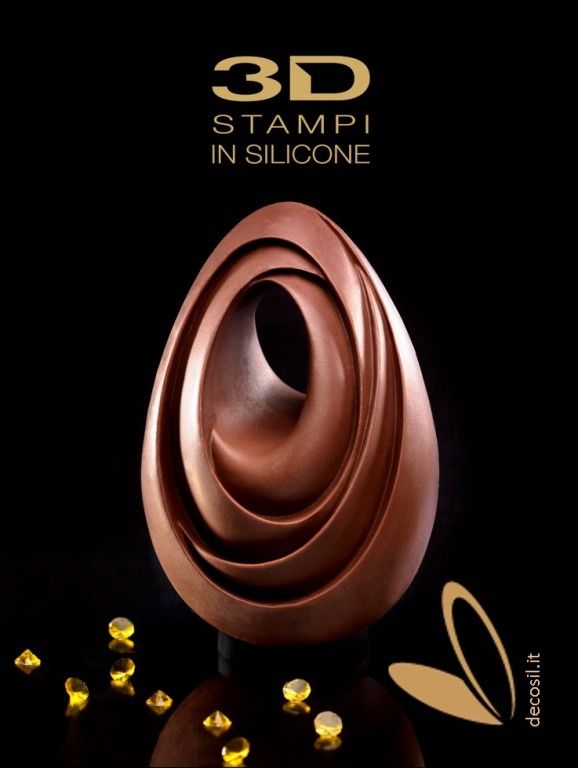 Infinity Chocolate Easter Egg LINEAGUSCIO Mold