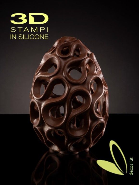 Ceramic Chocolate Easter Egg LINEAGUSCIO Mold