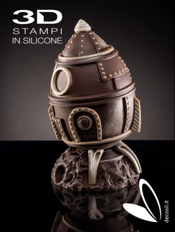Missile Chocolate Easter Egg LINEAGUSCIO Mold