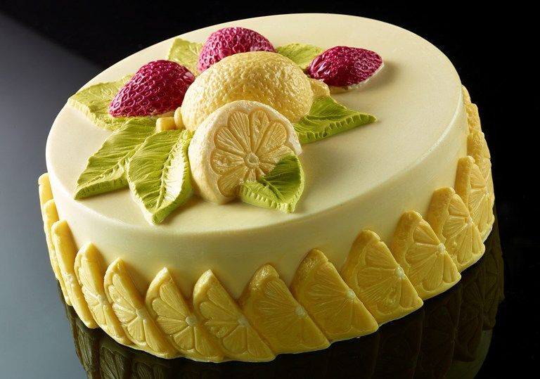 Strawberry Lemon Ice Cream Cake mold