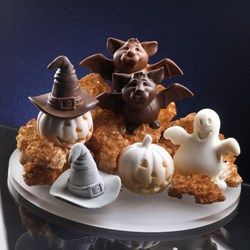 Halloween chocolate molds, Halloween silicone molds for cake decorating and silicone molds for fondant