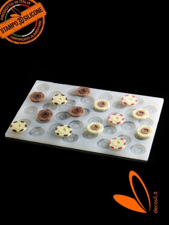 Poker Cards shaped silicone mold