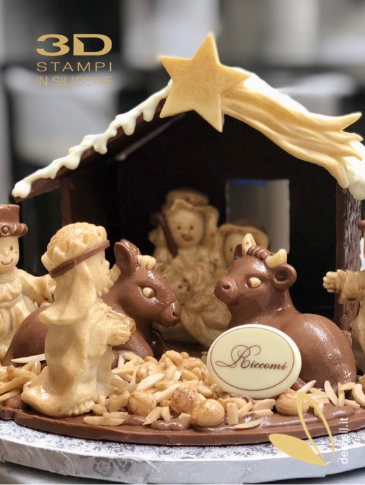 Nativity Crib with Christmas Star mold