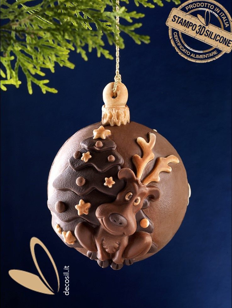 Christmas Bauble - Reindeer Mold