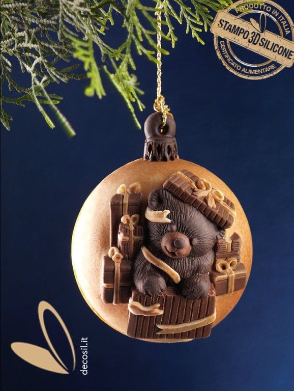 Christmas Bauble - Teddy Bear Mold