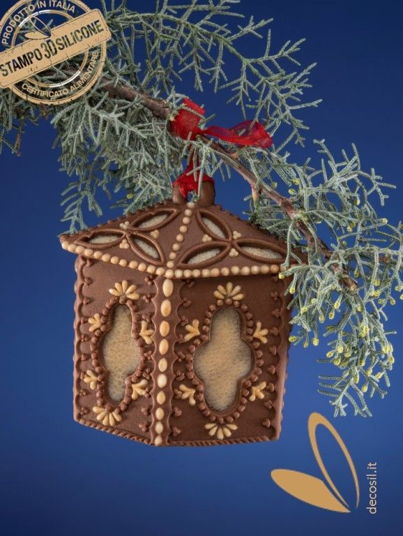 Christmas Hanging Ornament Lantern Mold