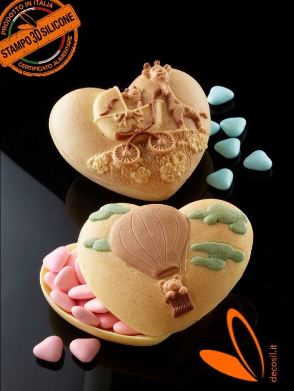 Heart Case with Giraffes mold