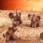 Funny Elephants mold