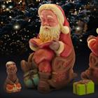 Santa Claus in Rocking Chair Bell Mold