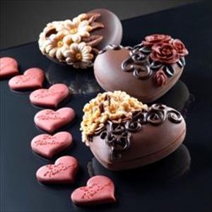 Heart case with Roses Mold