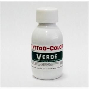 GREEN TATTOO COLOR