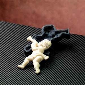 Decor Cherub with Flute mold