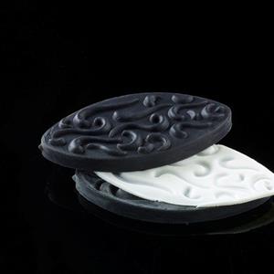 Leaf with Waves mold