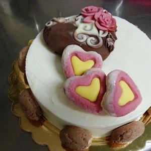 Heart case with Roses Mold