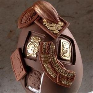 Aztec stone crescent-shaped mold