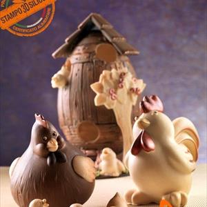 Hen Cocca mold -  Chicken Chocolate Mold
