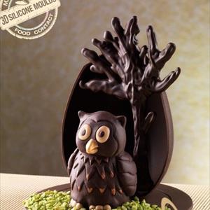 Owl mold Dotto - owl chocolate mold