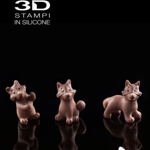 Funny Foxes chocolate mold