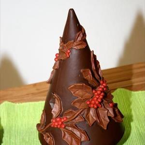 Holly Chocolate Christmas Tree LINEAGUSCIO Mold