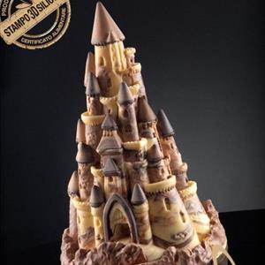 Castle Chocolate Christmas Tree LINEAGUSCIO Mold