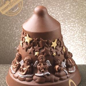 Angels Chocolate Christmas Bell LINEAGUSCIO Mold