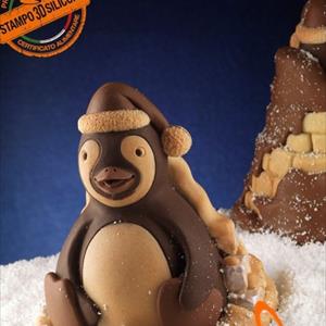 Penguin Chocolate Christmas Bell LINEAGUSCIO Mold