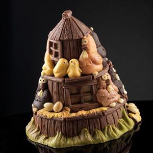 Hen House Chocolate Easter Bell LINEAGUSCIO Mold