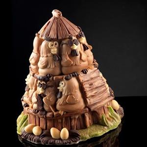 Hen House Chocolate Easter Bell LINEAGUSCIO Mold