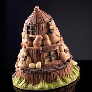 Hen House Chocolate Easter Bell LINEAGUSCIO Mold